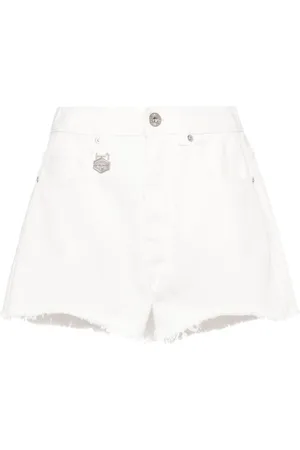 Chocoolate Pantalones vaqueros cortos con dobladillo sin rematar
