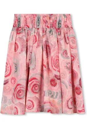 Chloé Falda larga con estampado abstracto