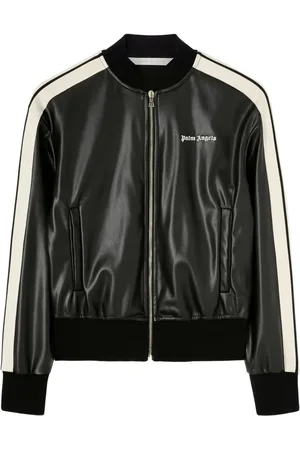 Palm Angels Chaqueta bómber con logo bordado