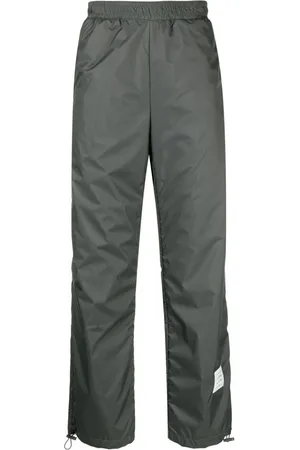 Thom Browne Pantalones de chándal con parche del logo