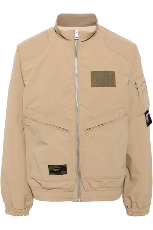 Izzue Chaqueta militar con aplique del logo
