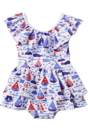 Familiar Bañador con barco estampado