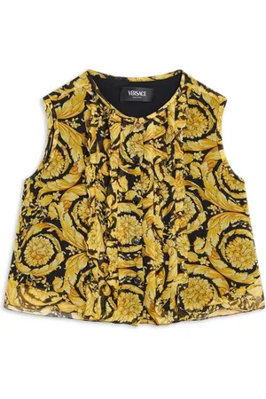 VERSACE Camisa sin mangas con estampado Barocco