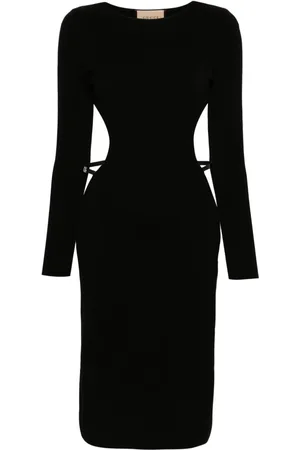 Gucci Vestido Crystal G con aberturas
