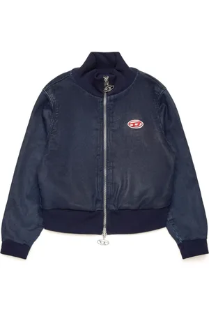 Diesel Chaqueta vaquera con logo bordado