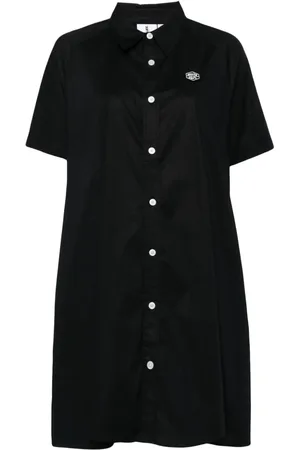Chocoolate Vestido camisero con logo bordado