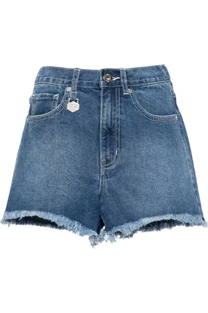 Chocoolate Pantalones vaqueros cortos con dobladillo sin rematar