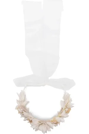 Amaya Diadema con apliques florales