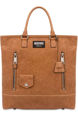 Moschino Bolso shopper con aplique del logo