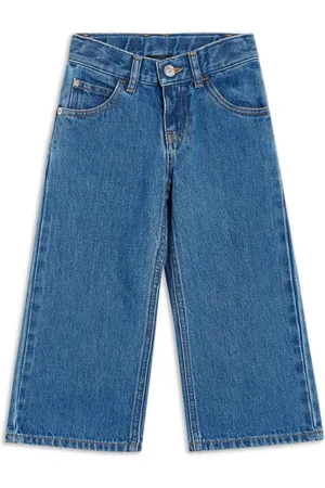 VERSACE Vaqueros anchos de talle bajo