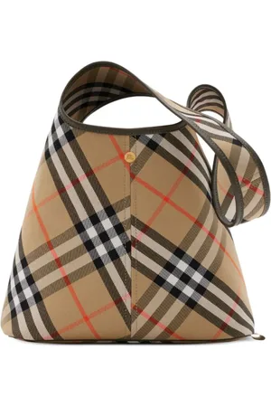 Burberry Bolso de hombro pequeño a cuadros