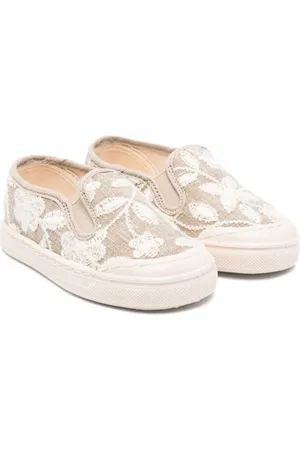 PèPè Zapatillas con bordado floral