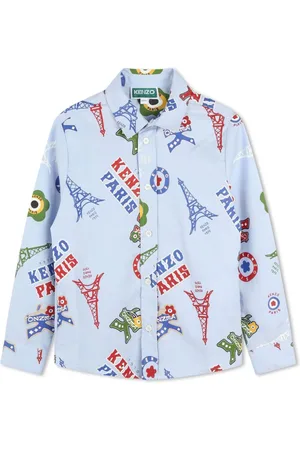 Kenzo Camisa con logo estampado
