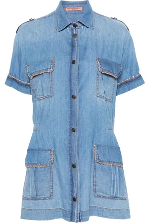 ERMANNO SCERVINO Camisa con ribete de cadena