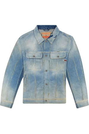 Diesel Chaqueta vaquera con efecto envejecido