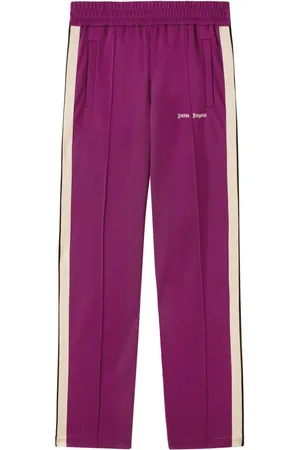 Palm Angels Pantalones de chándal con logo bordado
