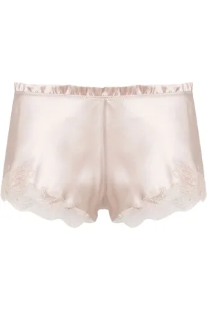 CARINE GILSON Pantalones cortos de pijama Calais-Caudry con ribete de encaje