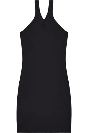 Courrèges Vestido corto con diseño cruzado 1990