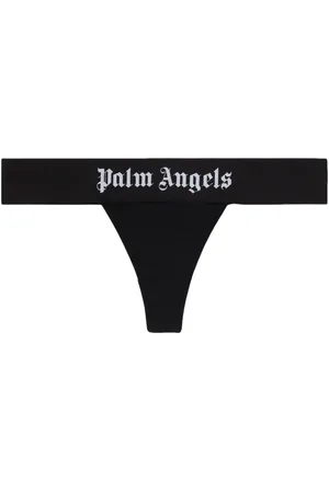 Palm Angels Tanga con logo en la cinturilla