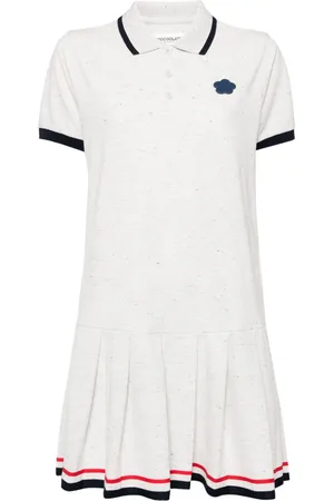 Chocoolate Vestido tipo polo con aplique del logo