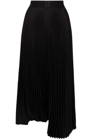 Givenchy Falda asimétrica plisada
