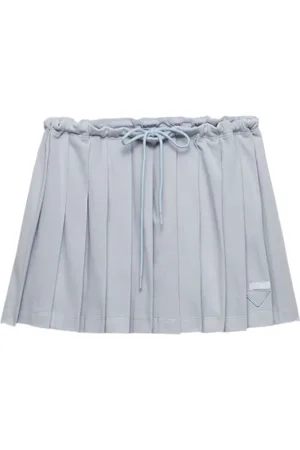 Prada Minifalda plisada
