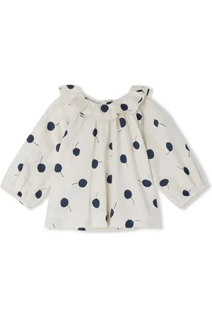 BONPOINT Blusa Taj con cereza estampada