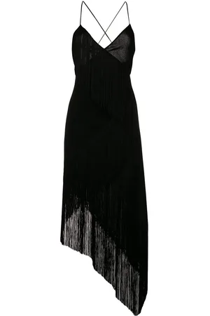 Givenchy Vestido en cascada con flecos