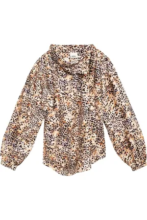 Isabel Marant Blusa Muriel con estampado de leopardo