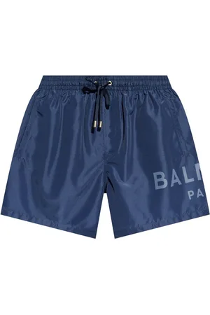 Balmain Bañador con logo estampado