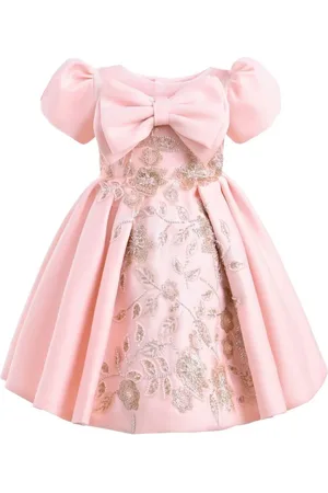 Tulleen Vestido Leona con lazo y motivo floral