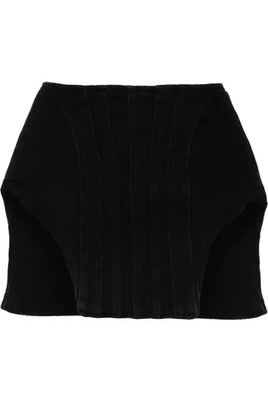 MUGLER Falda corta vaquera