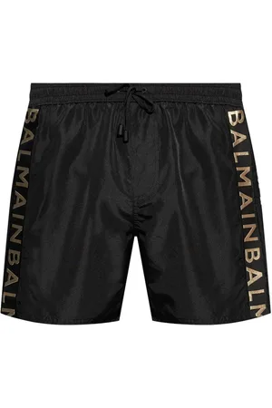 Balmain Bañador con logo estampado