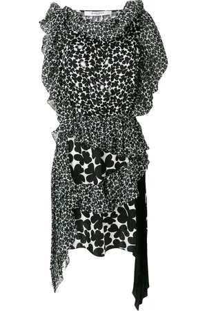 Givenchy Vestido asimétrico con motivos