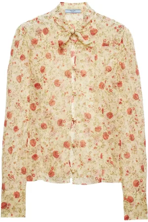 Prada Camisa con estampado floral