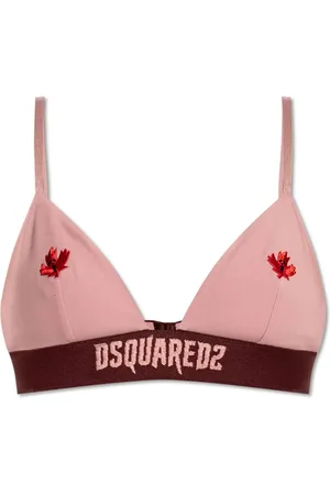 Dsquared2 Sujetador con logo bordado
