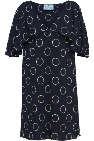 Prada Vestido corto estampado