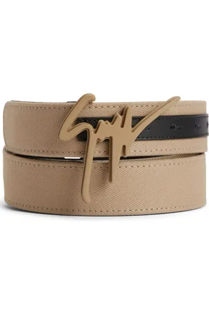 Giuseppe Zanotti Cinturón con hebilla del logo