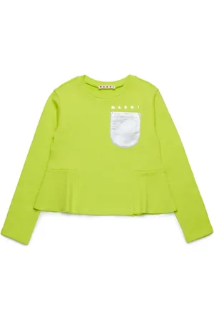 Marni Camiseta con dobladillo de volantes
