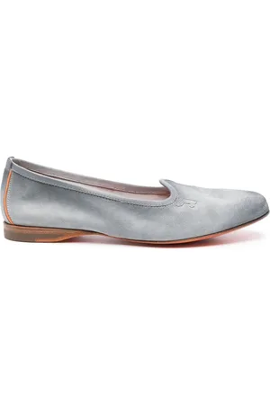 santoni Slippers con logo bordado