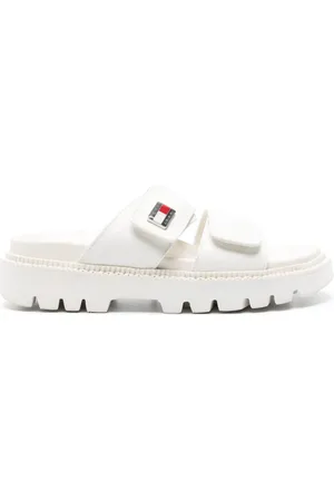 Tommy Hilfiger Sandalias acolchadas con placa del logo