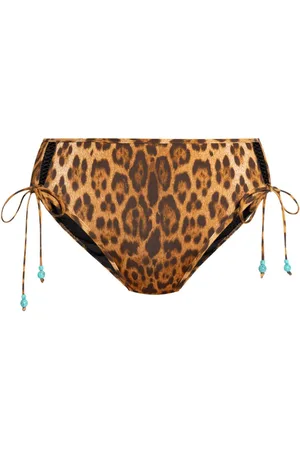 La Perla Bragas de bikini con estampado de leopardo