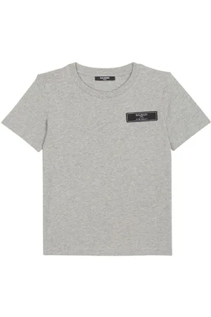 Balmain Camiseta con aplique del logo