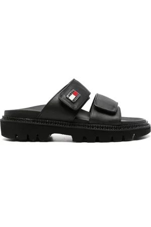 Tommy Hilfiger Sandalias acolchadas con placa del logo