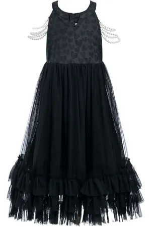 Tulleen Vestido sin mangas con corazón bordado