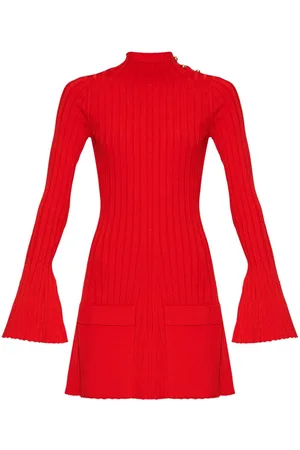 Stella McCartney Vestido corto de canalé