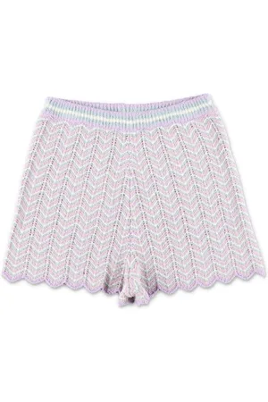 ZIMMERMANN Pantalones cortos de punto a rayas