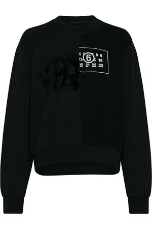 Maison Margiela Sudadera con motivo de números
