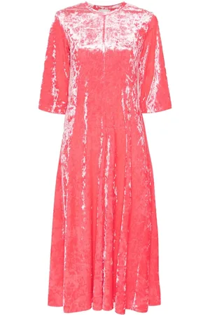 FORTE FORTE Vestido midi con efecto arrugado