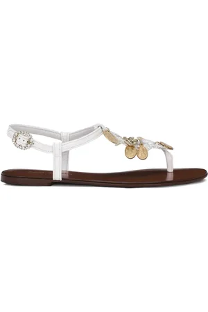 Dolce & Gabbana Sandalias con aplique de medallas